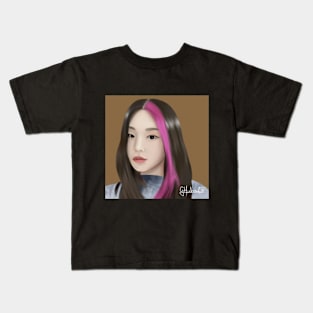 ITZY YEJI ART PRINT (FAN ART) Kids T-Shirt